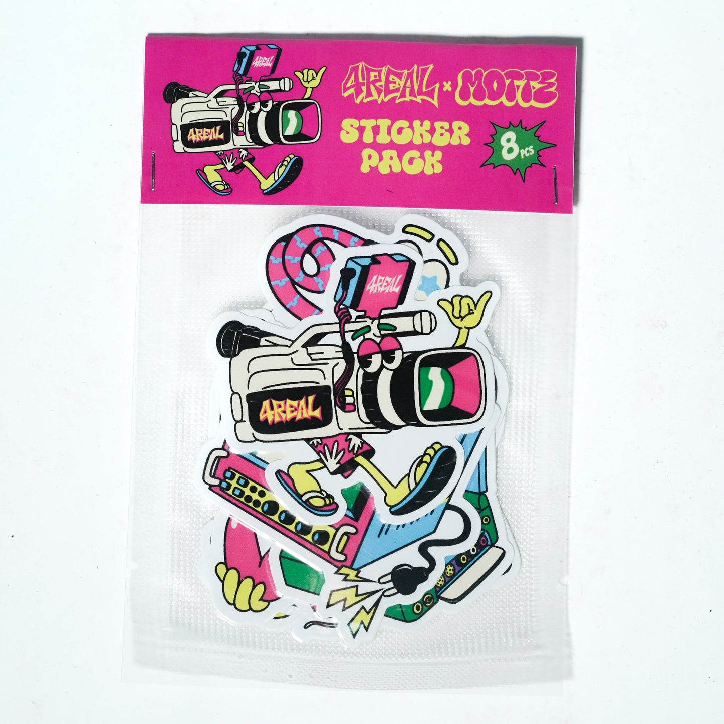 4Real x Motte Stickers Pack ( Collaboration )
