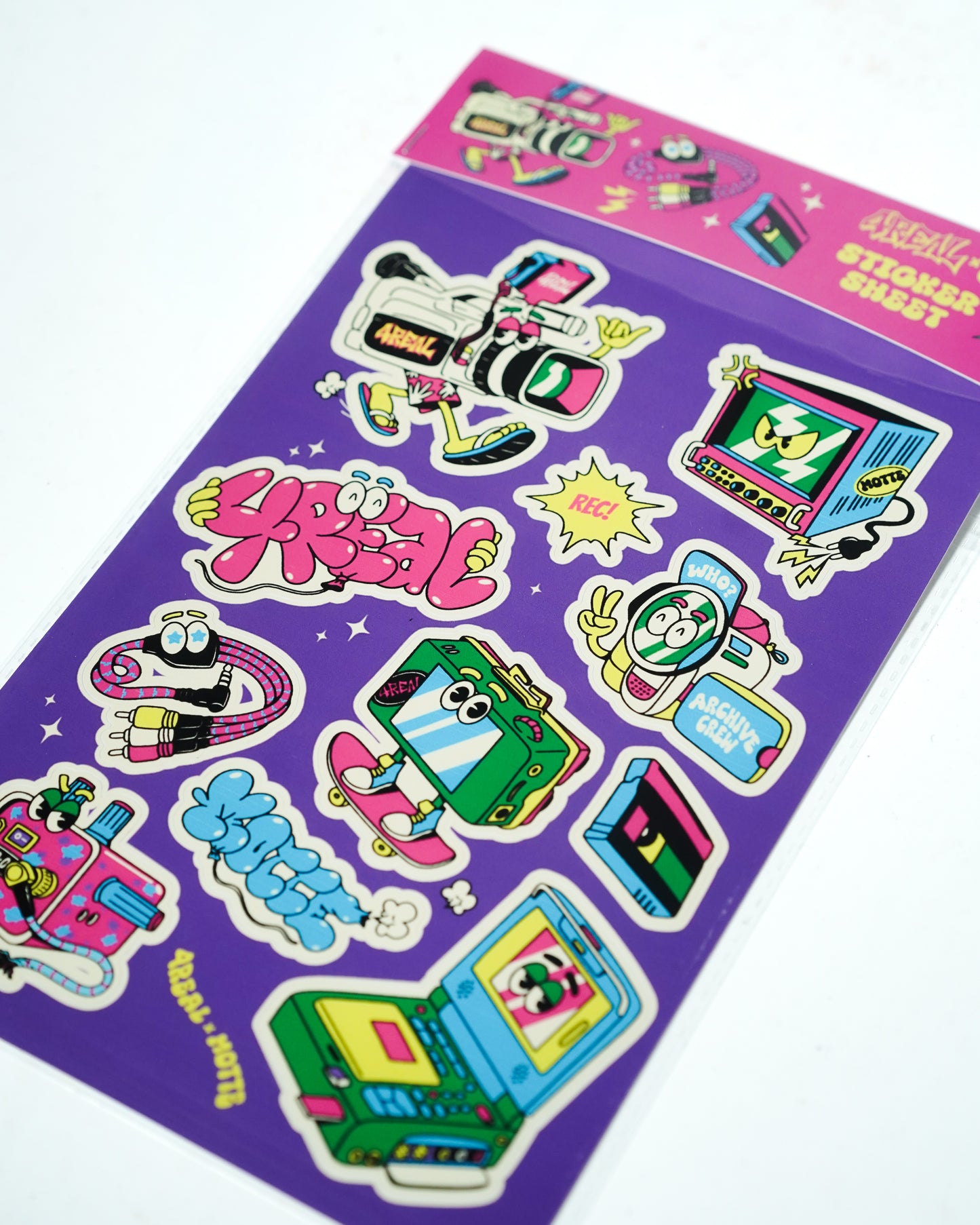 Sticker Sheet 4Real x Motte ( Collaboration )